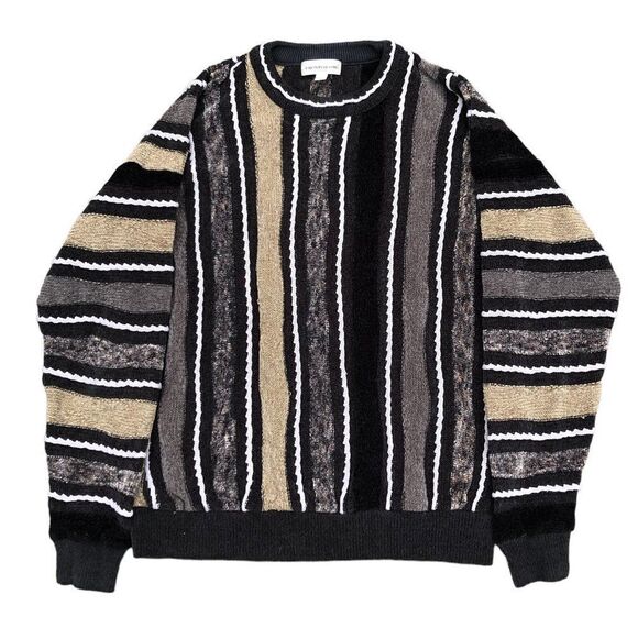 RARE Pronto Uomo Coogi Style Knit Sweater Large - Picture 1 of 6